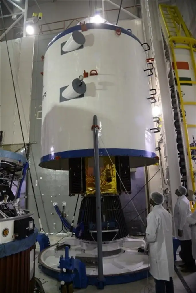  Decontainerisation of TeLEOS-1 on PSLV-C29 Payload Adaptor is in progress