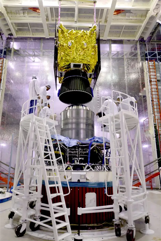 IRNSS-1F spacecraft is being integrated with PSLV-C32