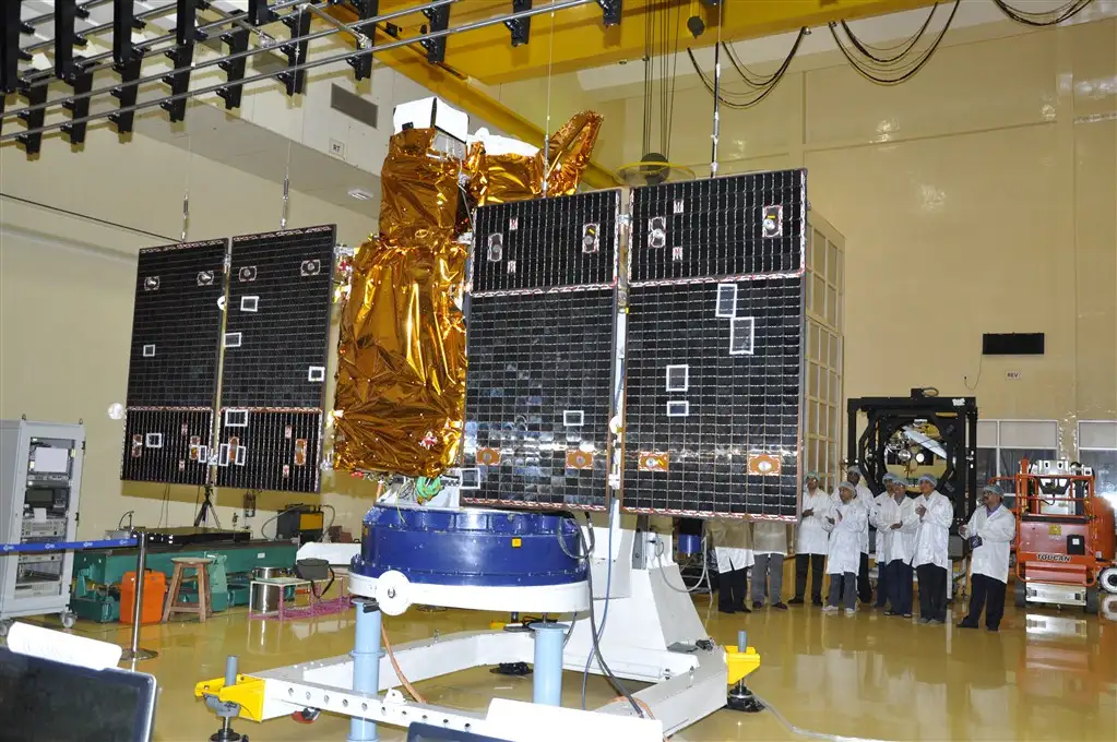 Solar panel deployment test at ISAC Bengaluru