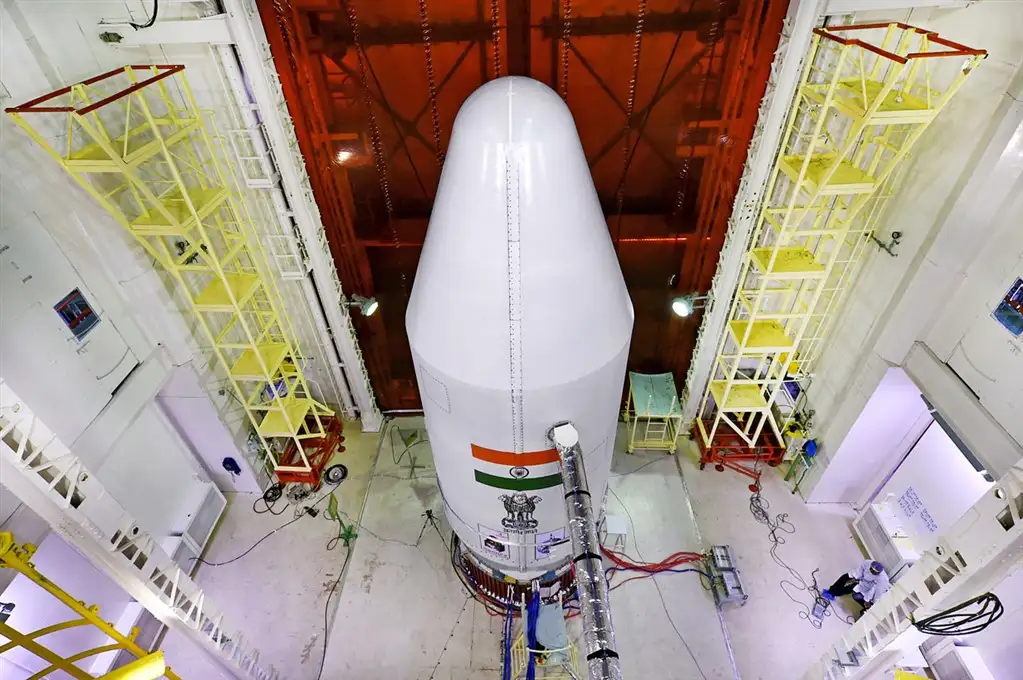 PSLV-C36 with Heat shield closed