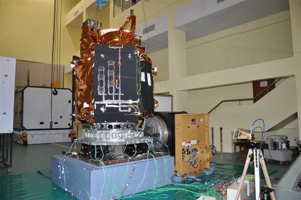 Cartosat-2 Series Satellite undergoing Vibration Test