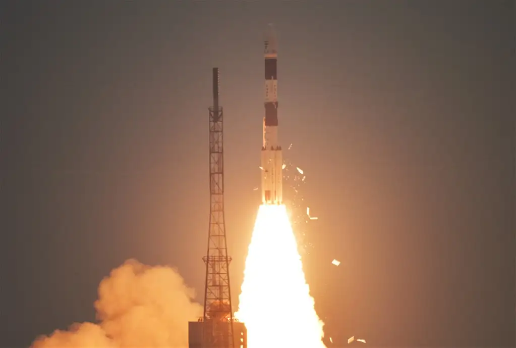 PSLV-C47 Cartosat-3 Liftoff