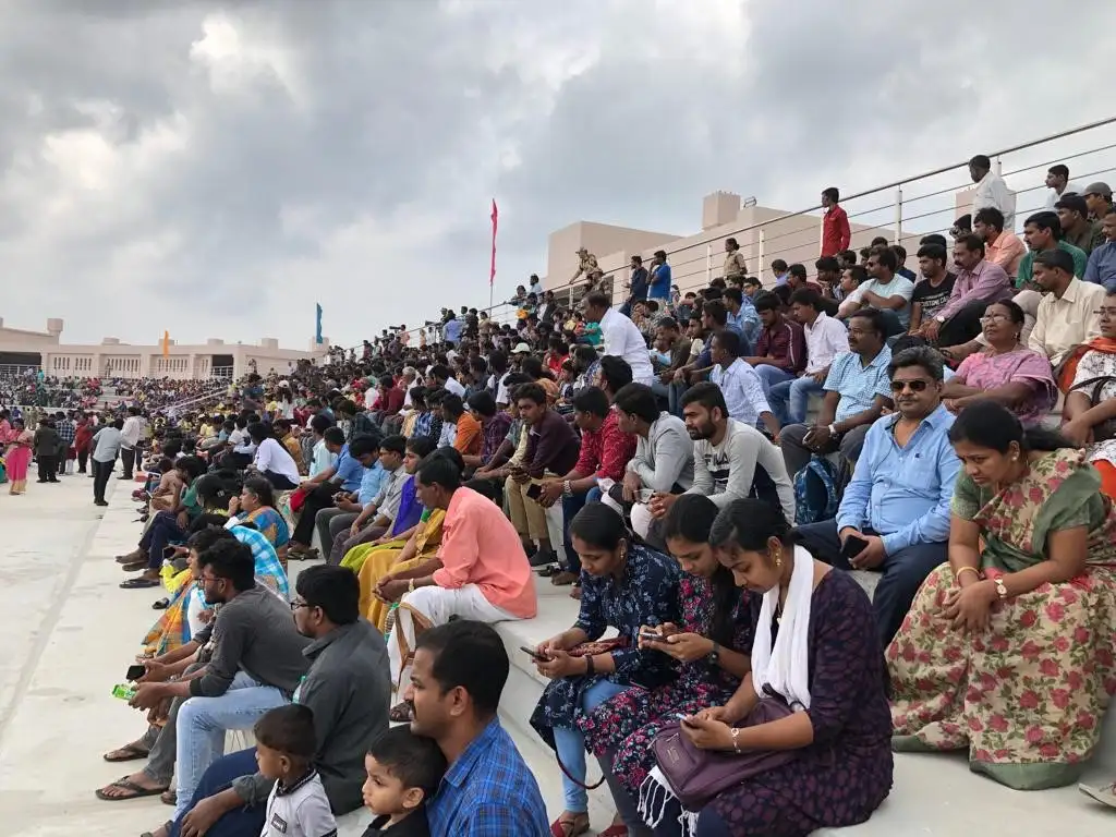 Viewers watching PSLV-C47 launch from Viewers Gallery