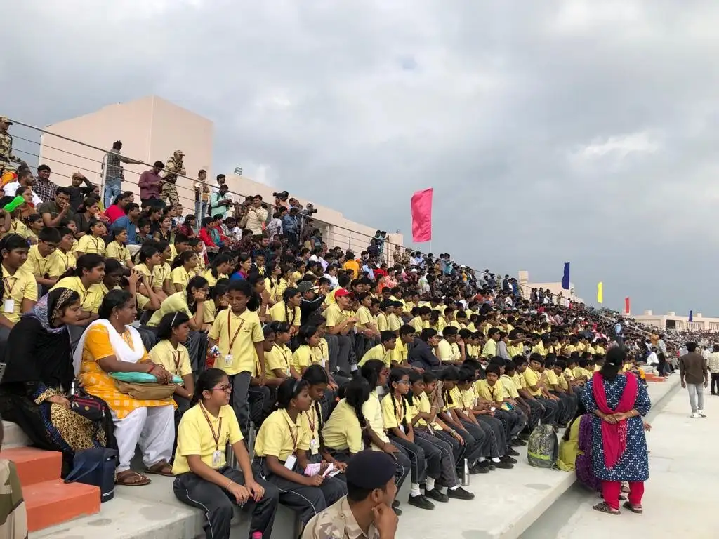 Viewers watching PSLV-C47 launch from Viewers Gallery