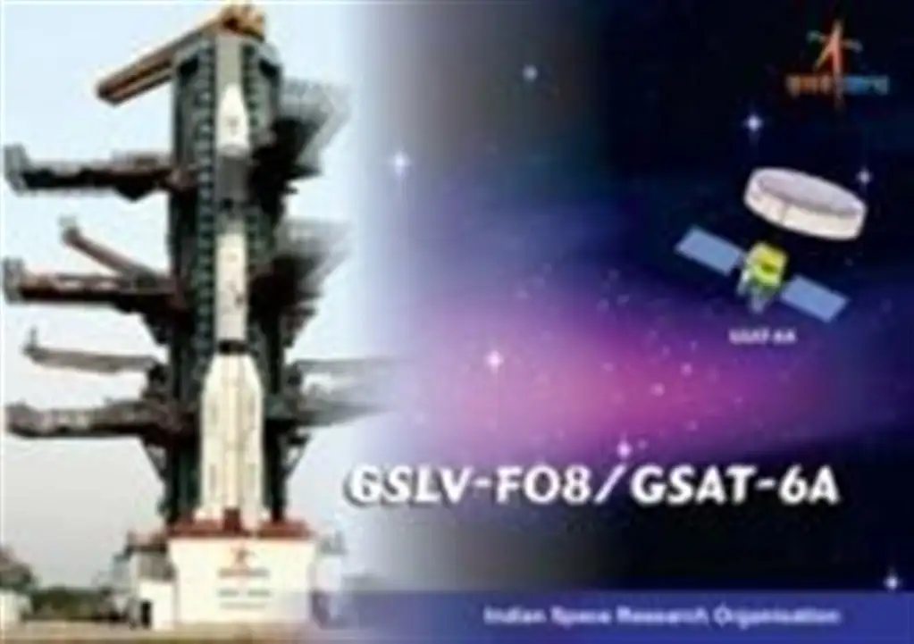 GSLV F08-GSAT6A Brochure cover page