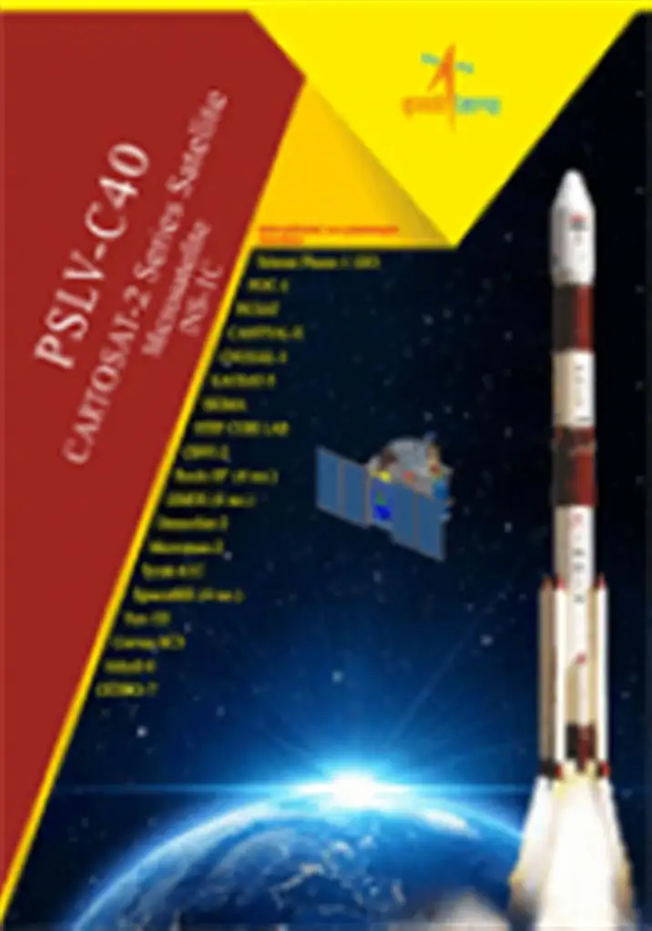 PSLV-C40 Brochure Coverpage